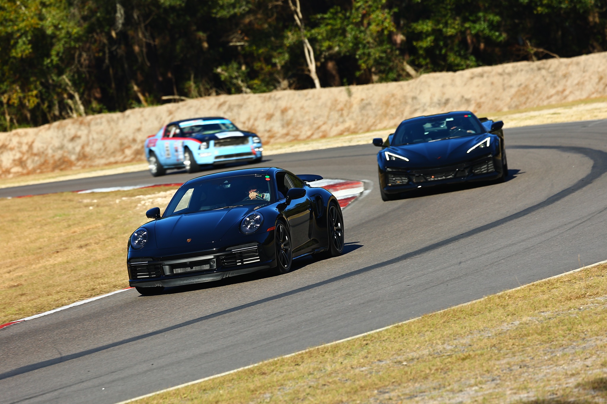 Track day car in the paddock